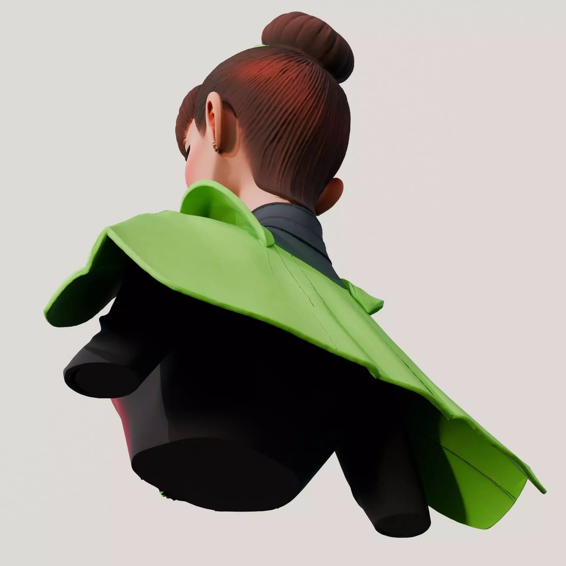 Audrey Hepburn 3D print model_9