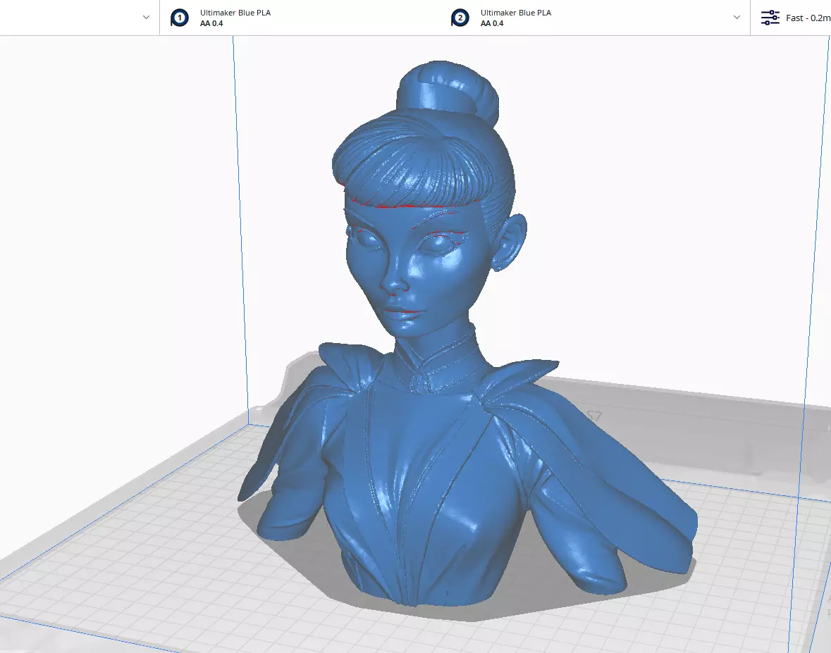 Audrey Hepburn 3D print model_1