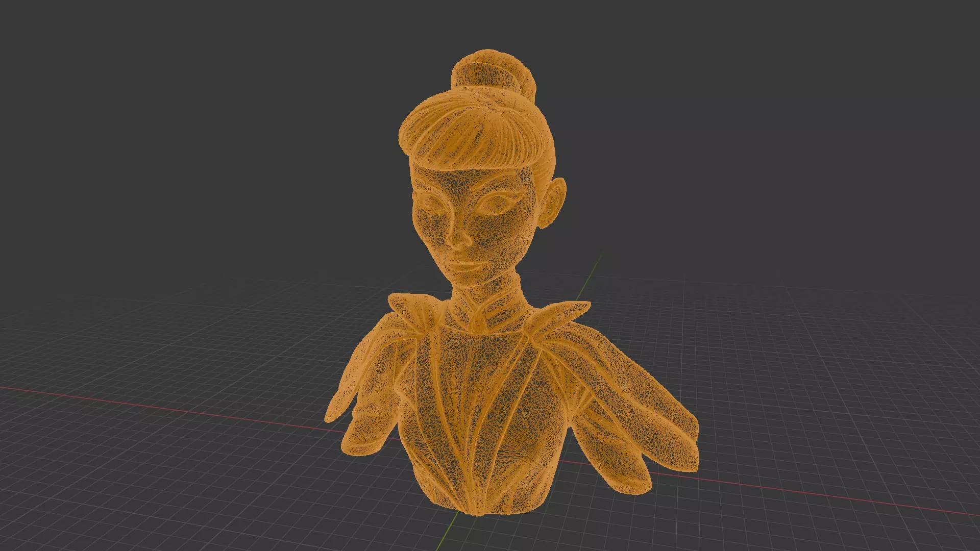 Audrey Hepburn 3D print model_11