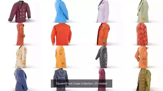 Opulent Frock Coats Collection 