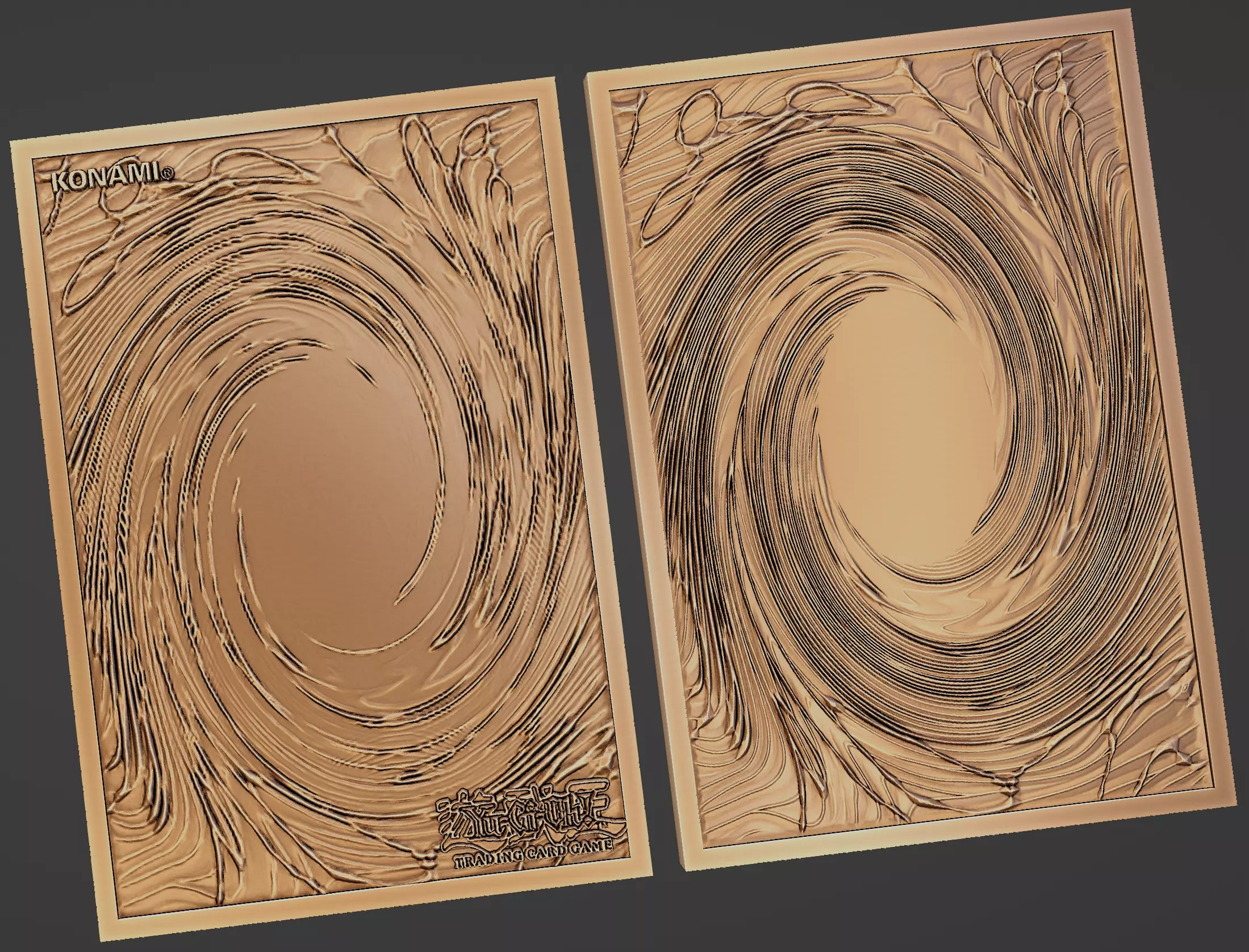 YU-GI-OH - Backing card Free 3D print model