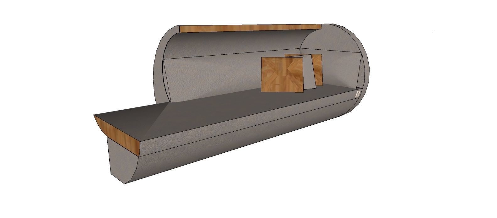 TENT COUCH 3D model_2