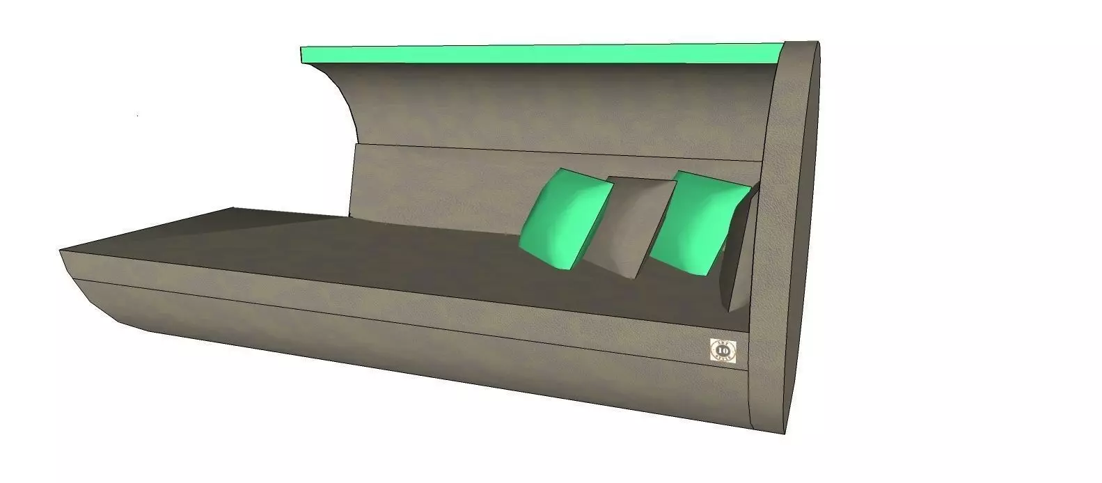 TENT COUCH 3D model_0