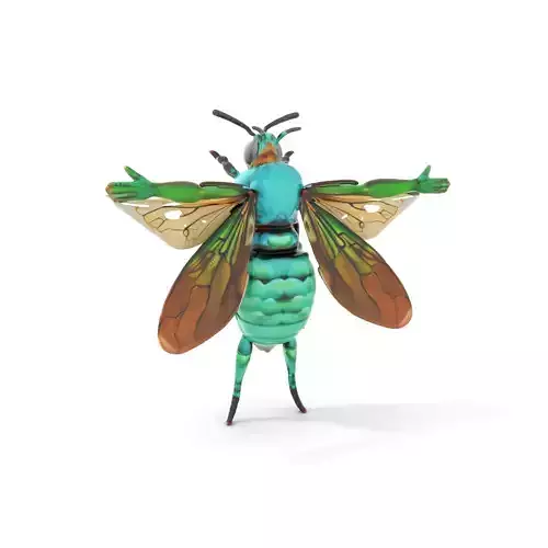 Vivid Emerald Insect model pack