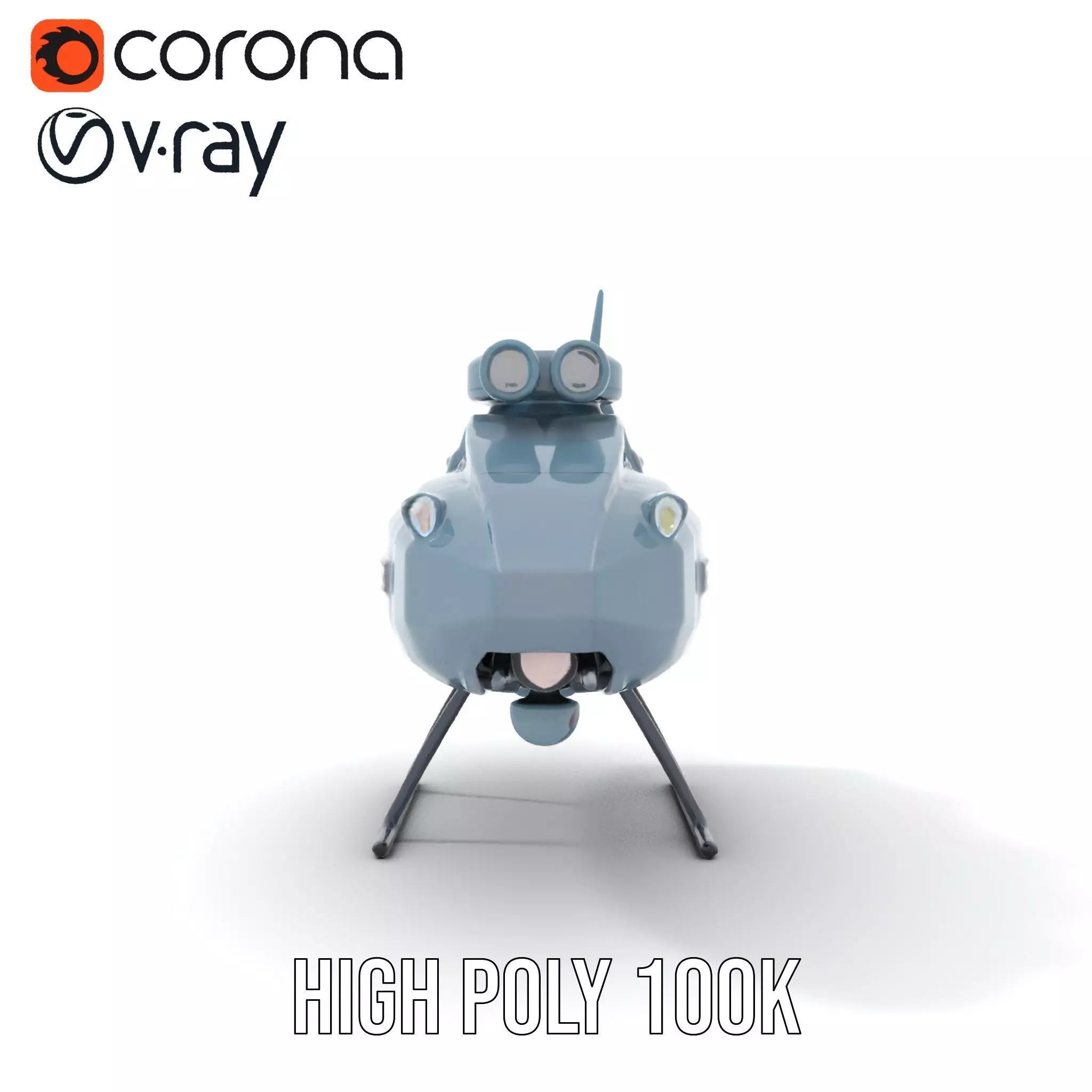 Sea Sentinel Aqua Drone model pack Low-poly 3D model_31