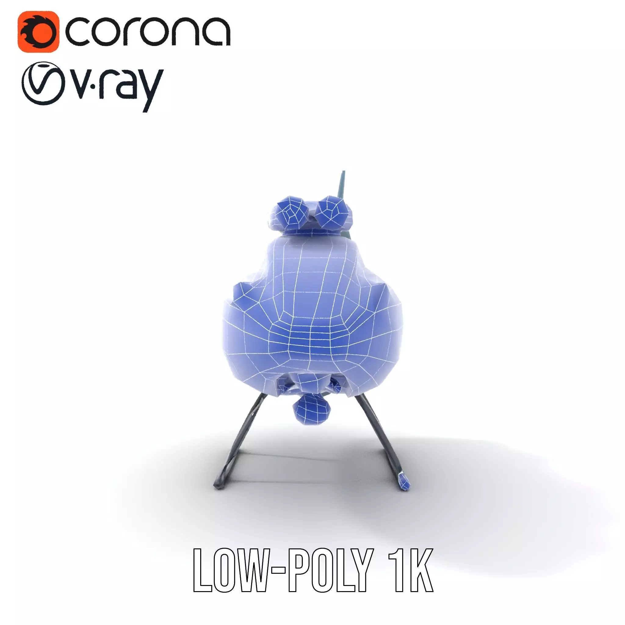 Sea Sentinel Aqua Drone model pack Low-poly 3D model_25