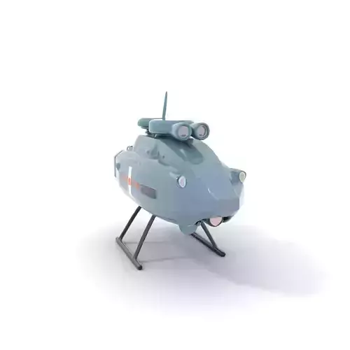 Sea Sentinel Aqua Drone model pack Low-poly 3D model
