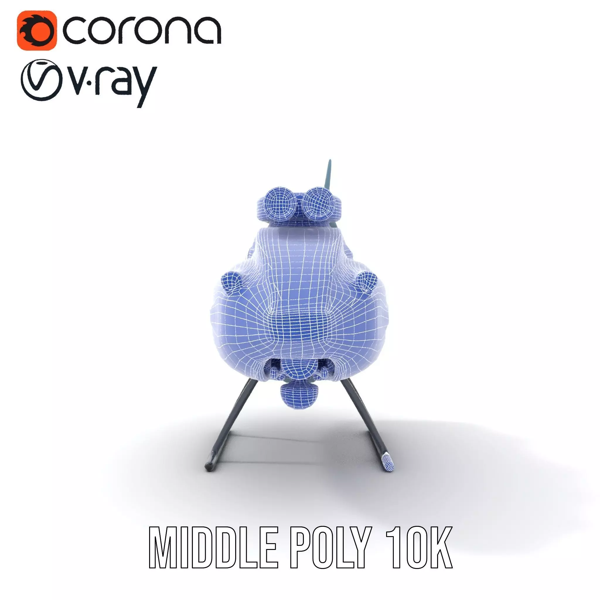 Sea Sentinel Aqua Drone model pack Low-poly 3D model_24