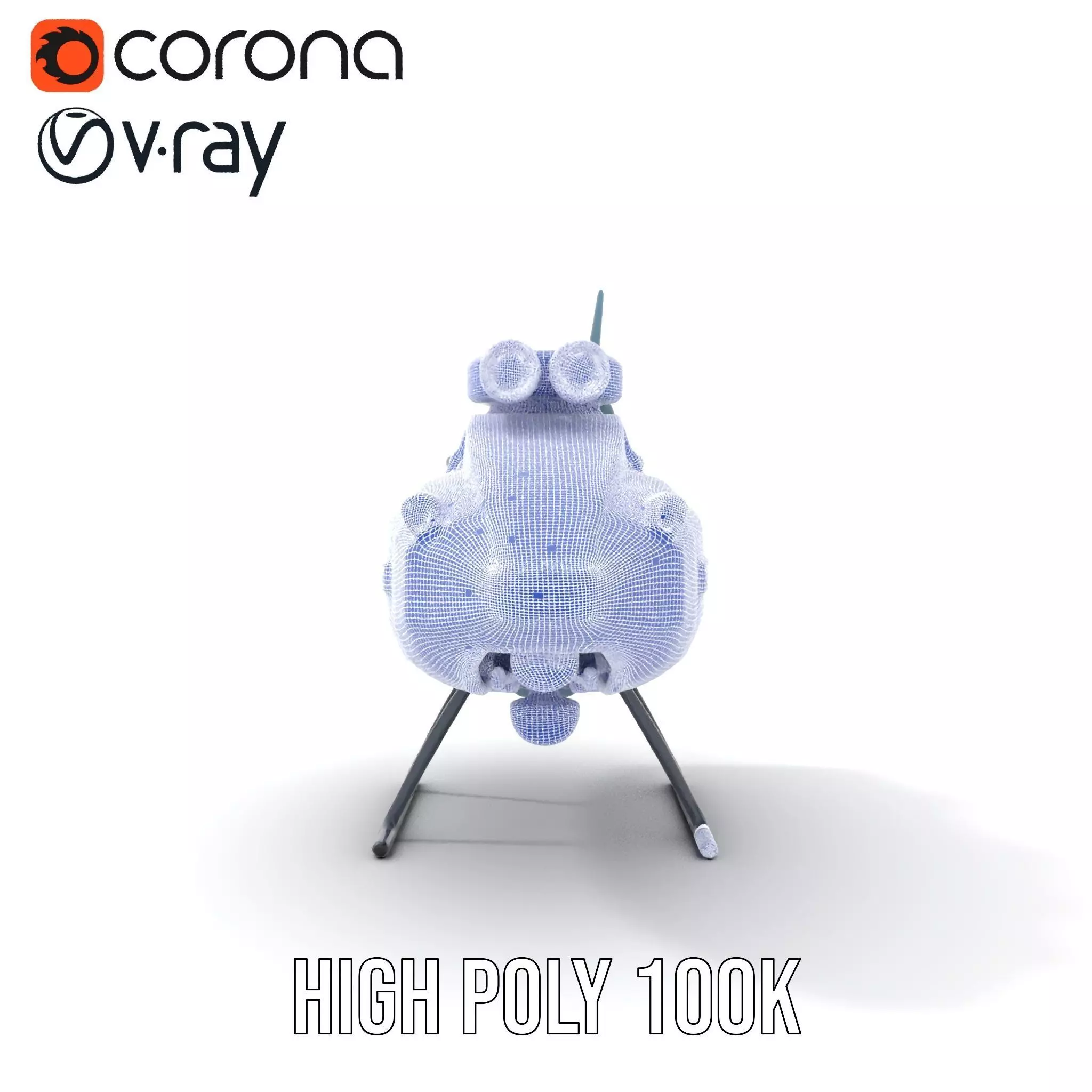 Sea Sentinel Aqua Drone model pack Low-poly 3D model_20