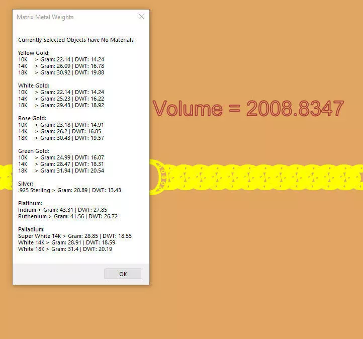 CD logo cuban bracelet 3D print model_2