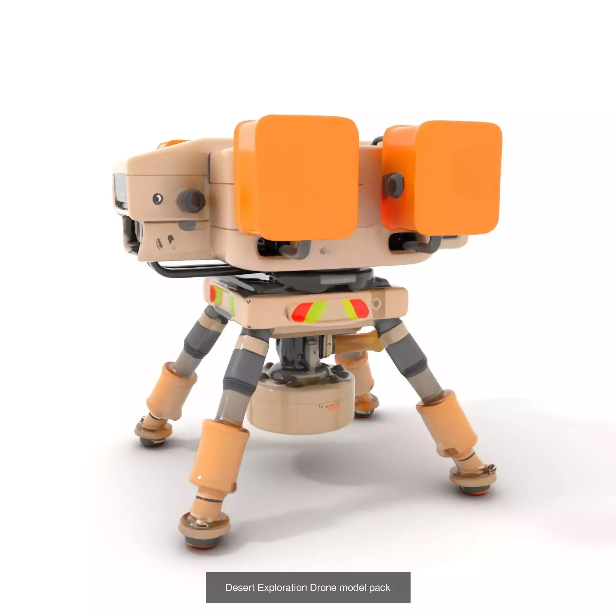 Dynamic Drone Models Pack  3D Model Collection_16