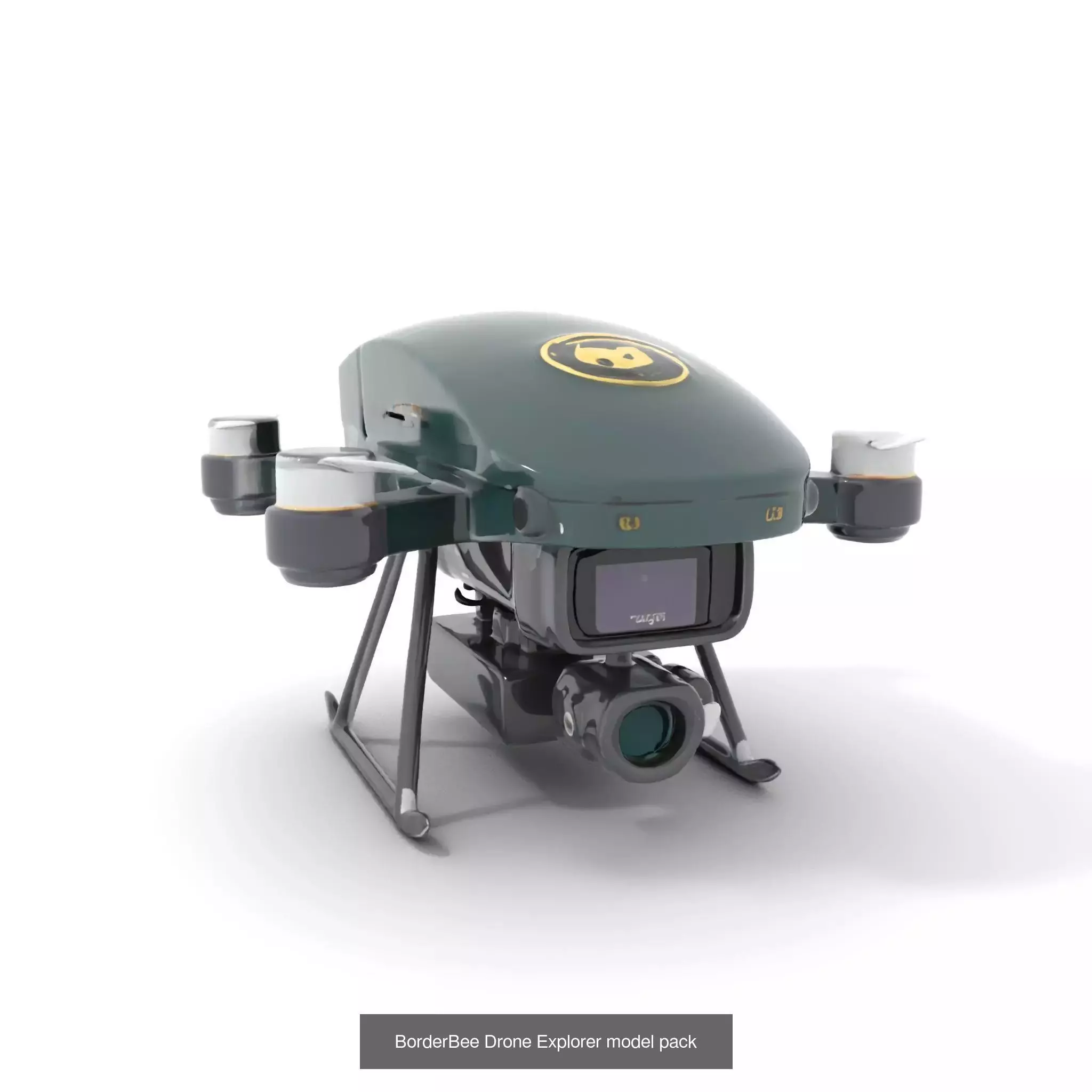 Dynamic Drone Models Pack  3D Model Collection_15