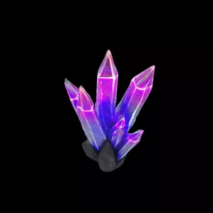 Gem Crystal Low-poly 3D model