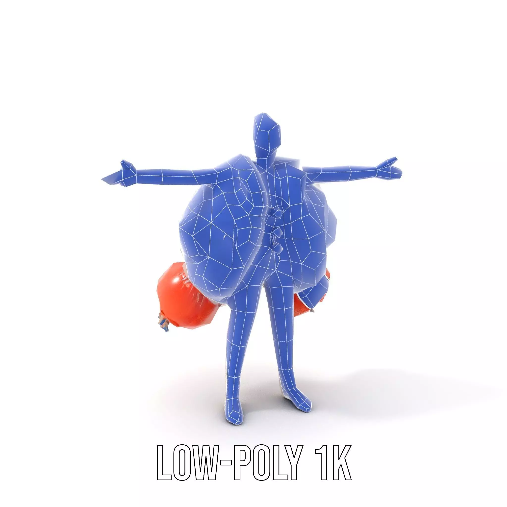 Colorful Feather Costume model pack Low-poly 3D model_17