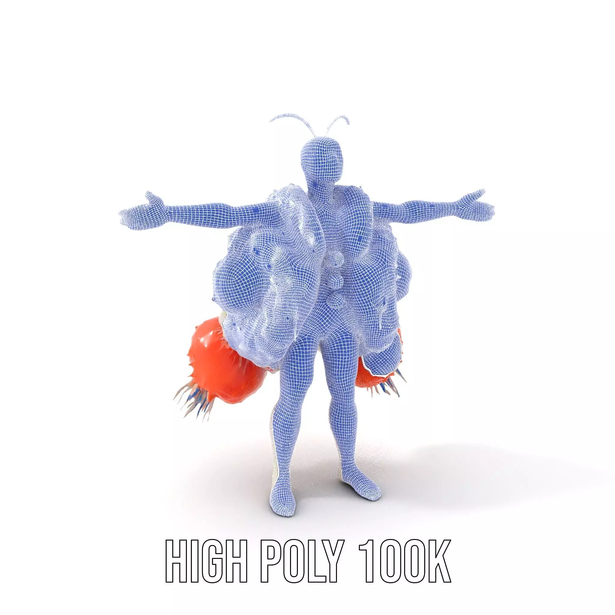 Colorful Feather Costume model pack Low-poly 3D model_4