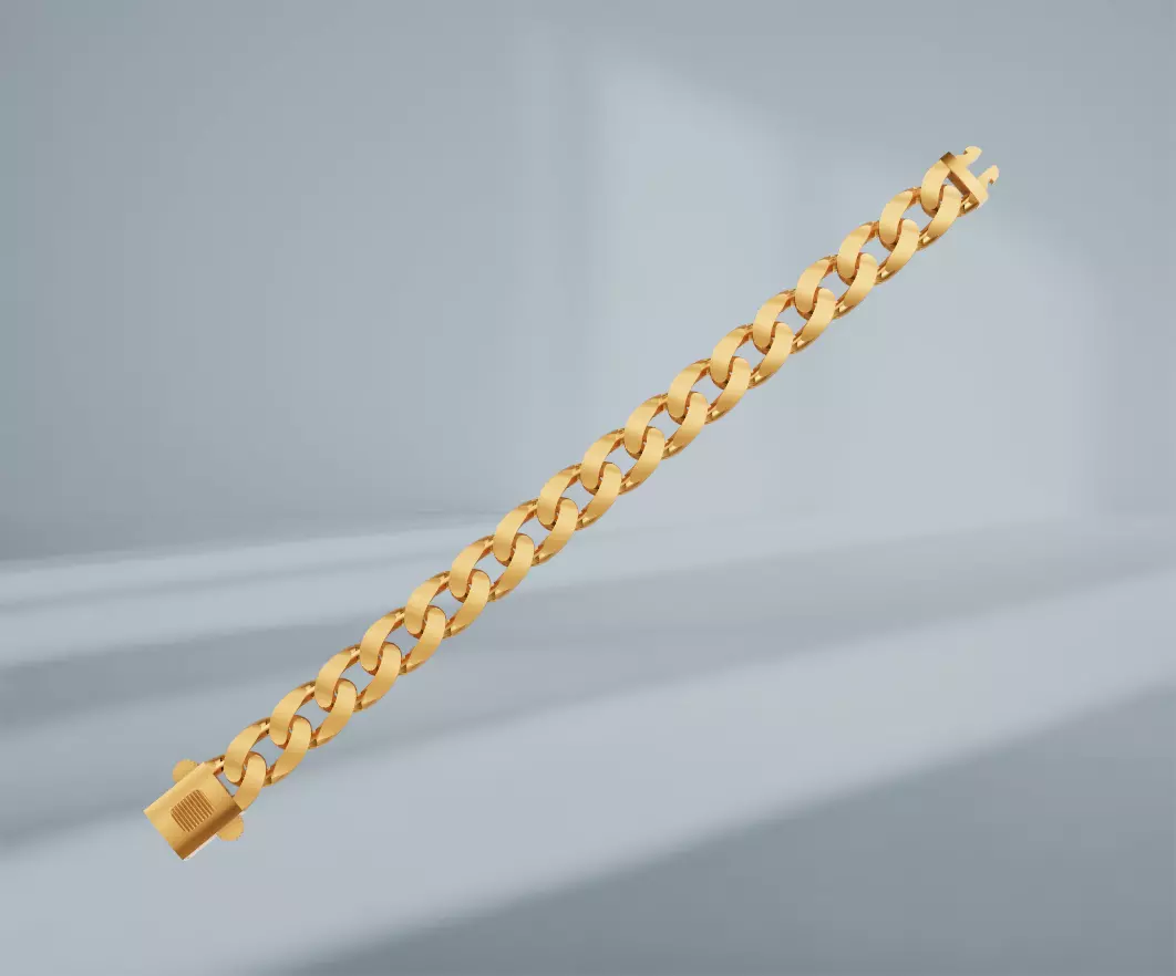 Cuban bracelet  3D print model_0
