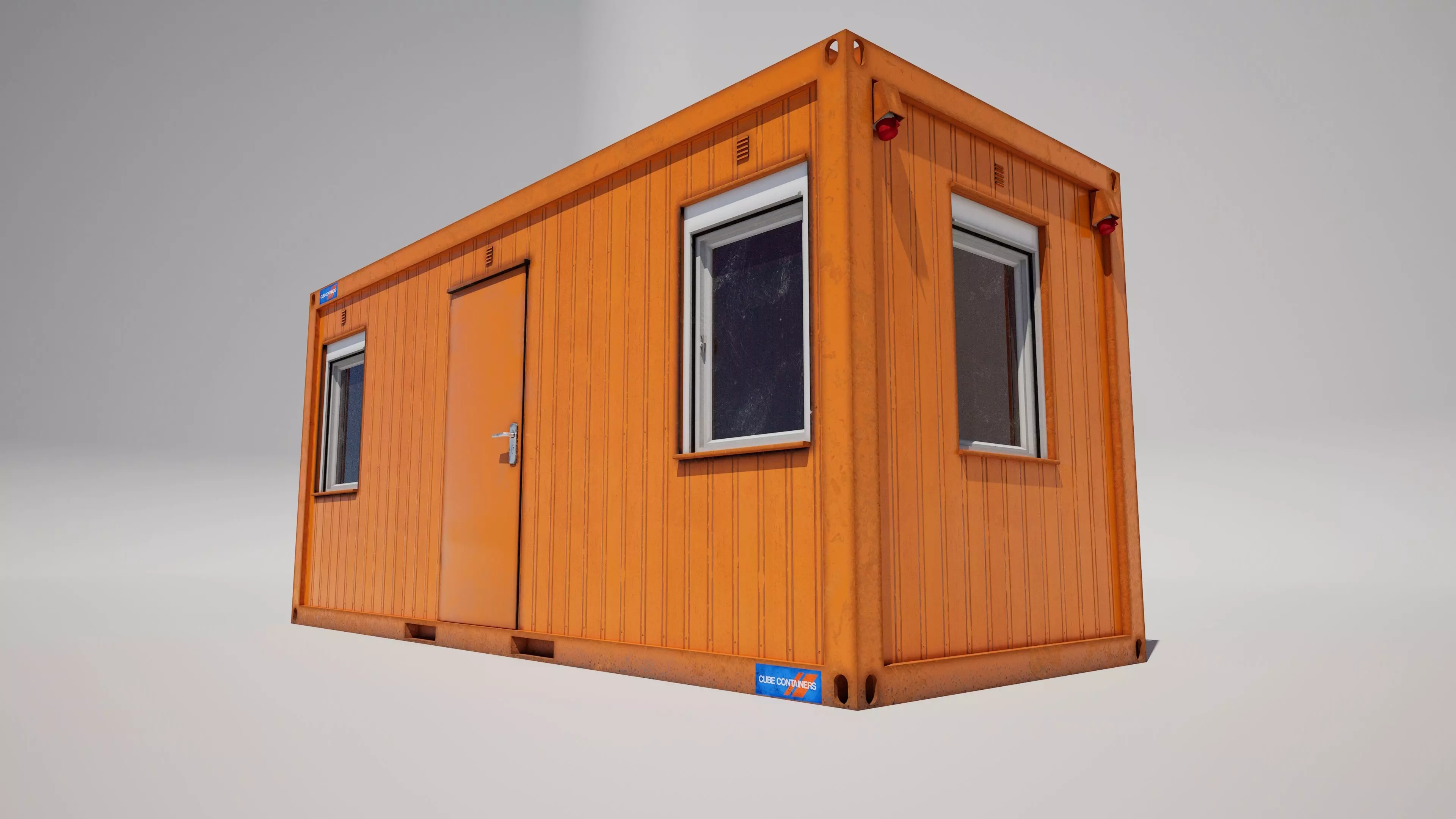 Construction Office Container 3D model_1