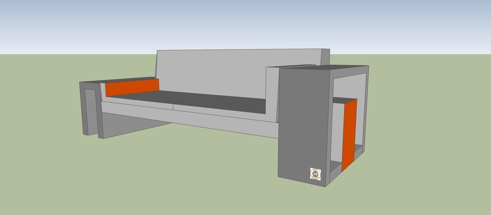 ART10STYLE COUCH 3D model_2