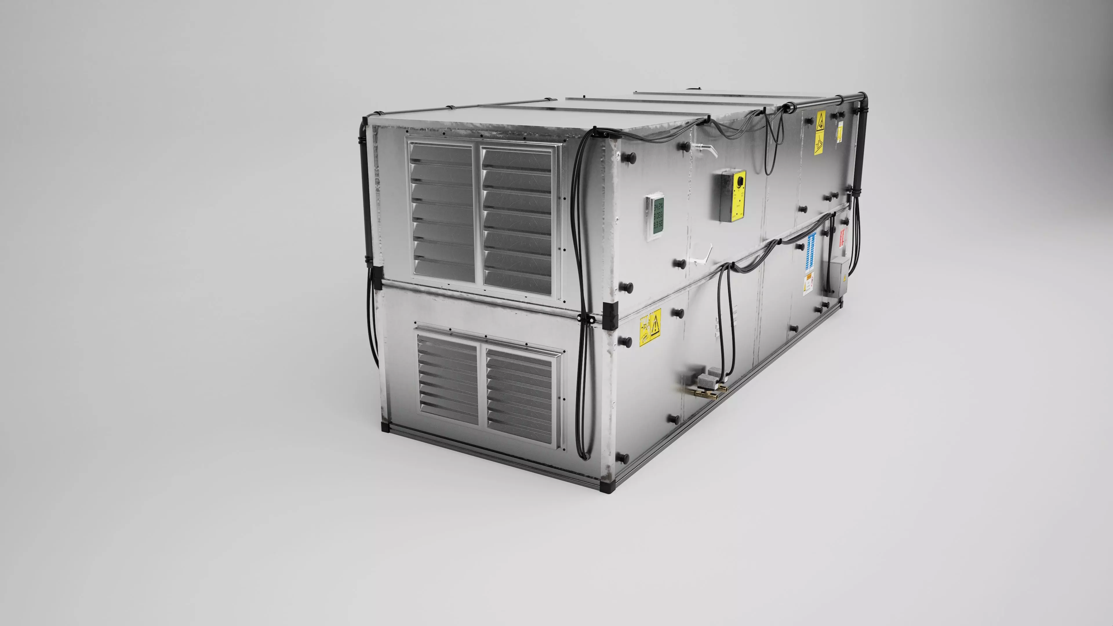 Electric Rooftop Cabin  3D model_2