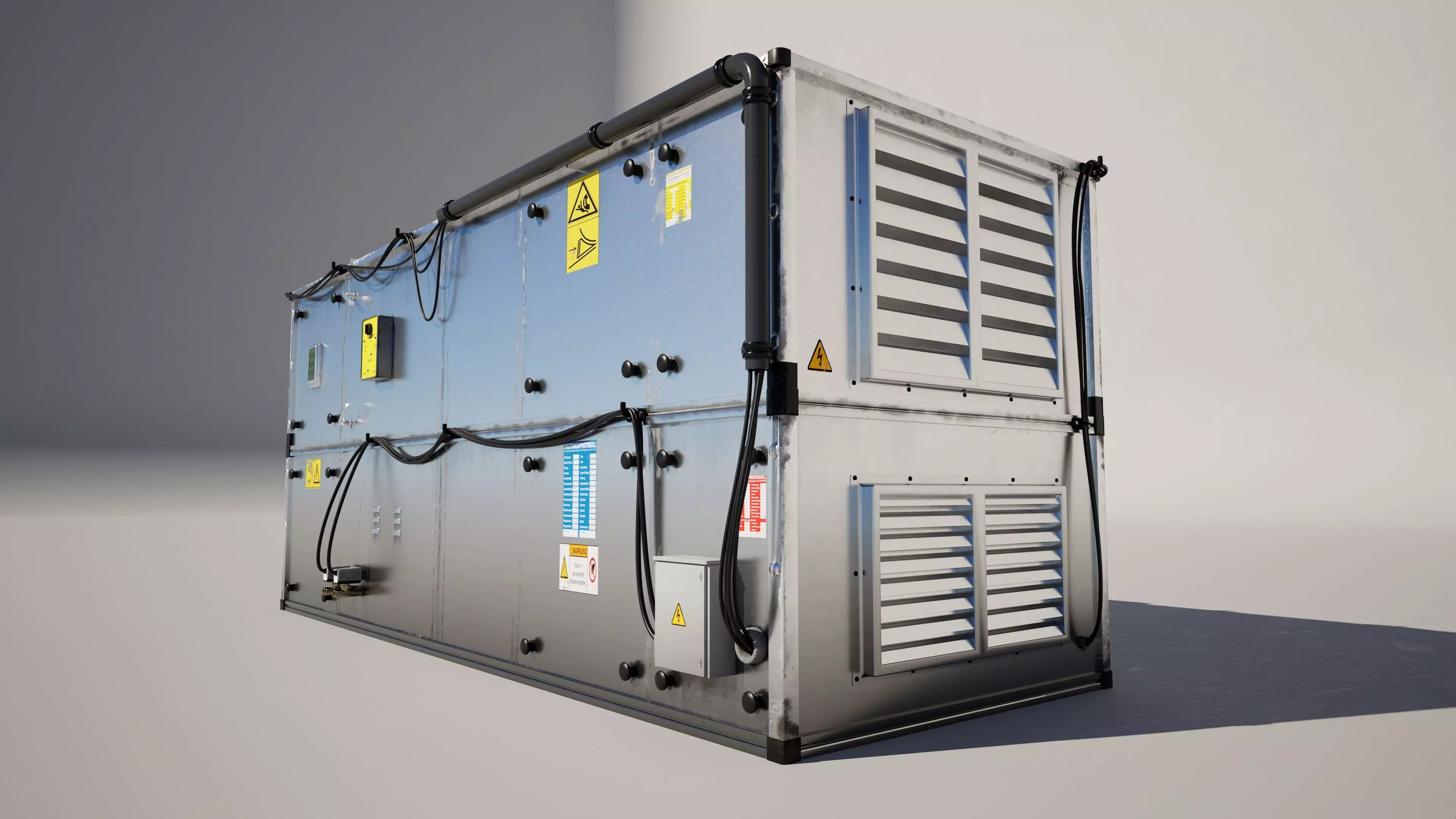 Electric Rooftop Cabin  3D model_0