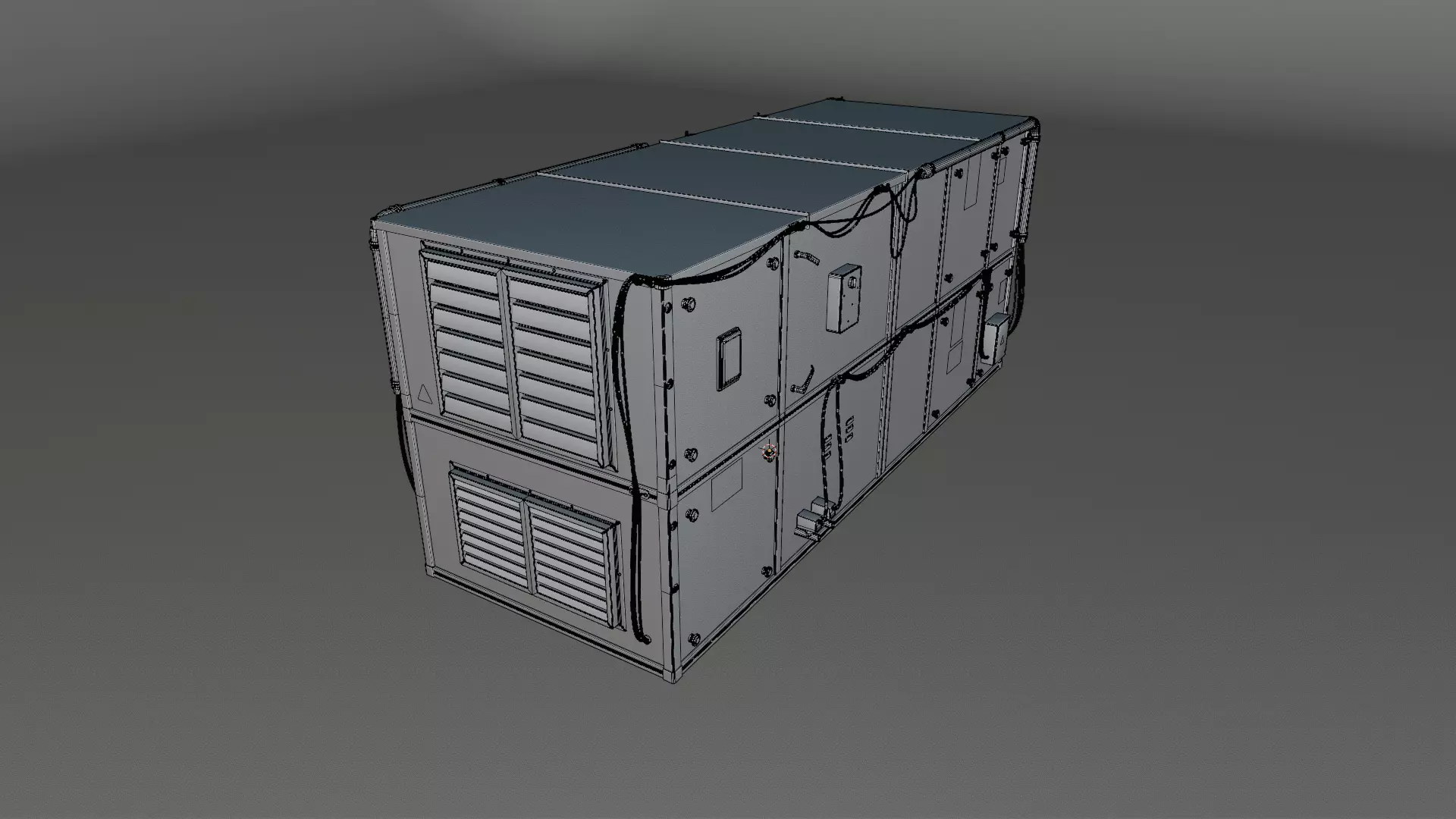 Electric Rooftop Cabin  3D model_5