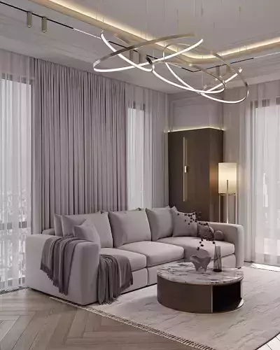 Interior Livingroom scene 