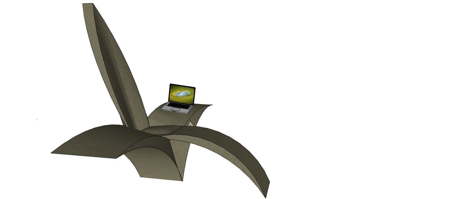 BANANA check mark 3D model_3