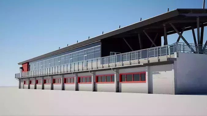 Imola Racetrack Building Complex 