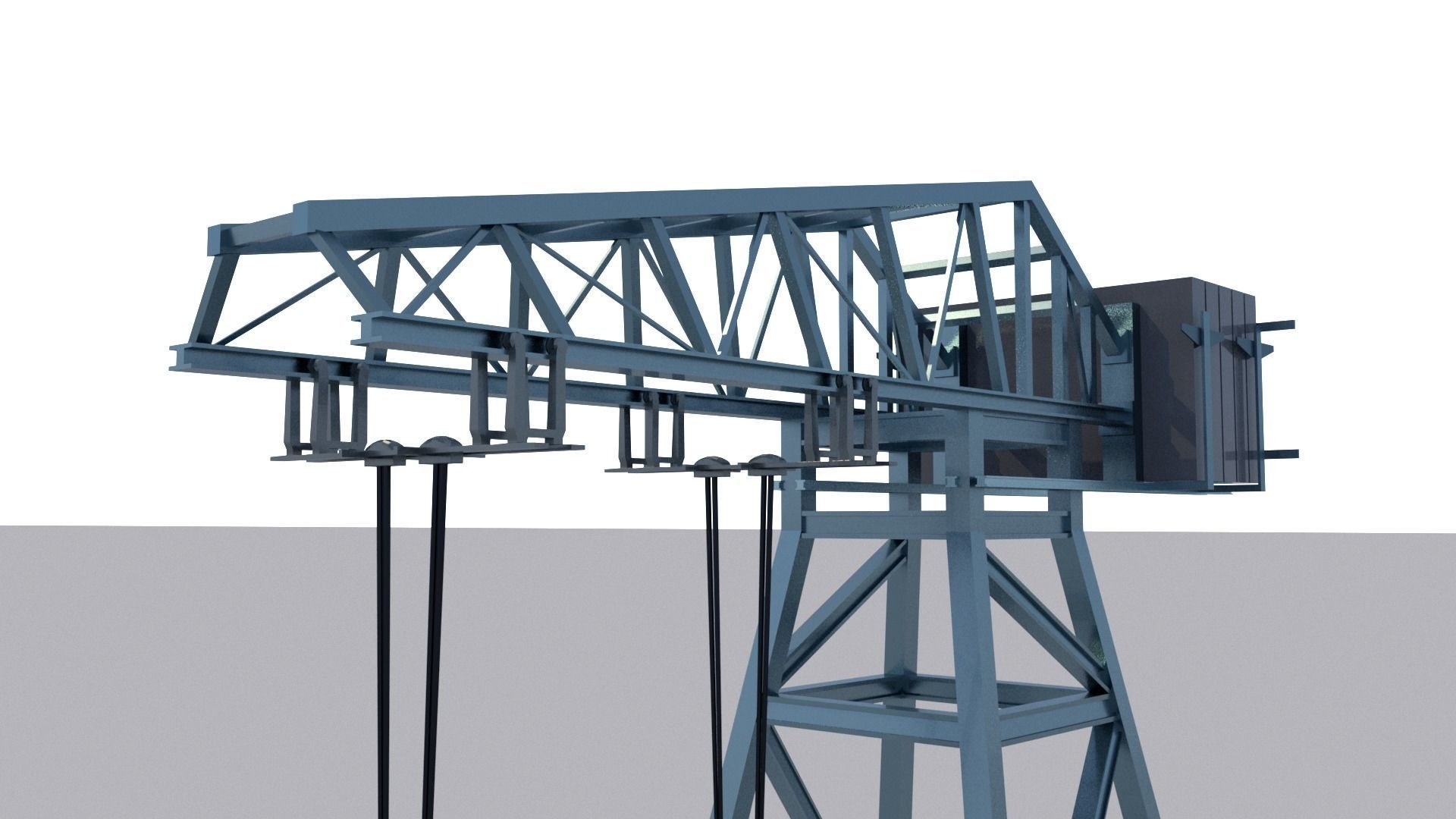 Shipping port 3D model_27