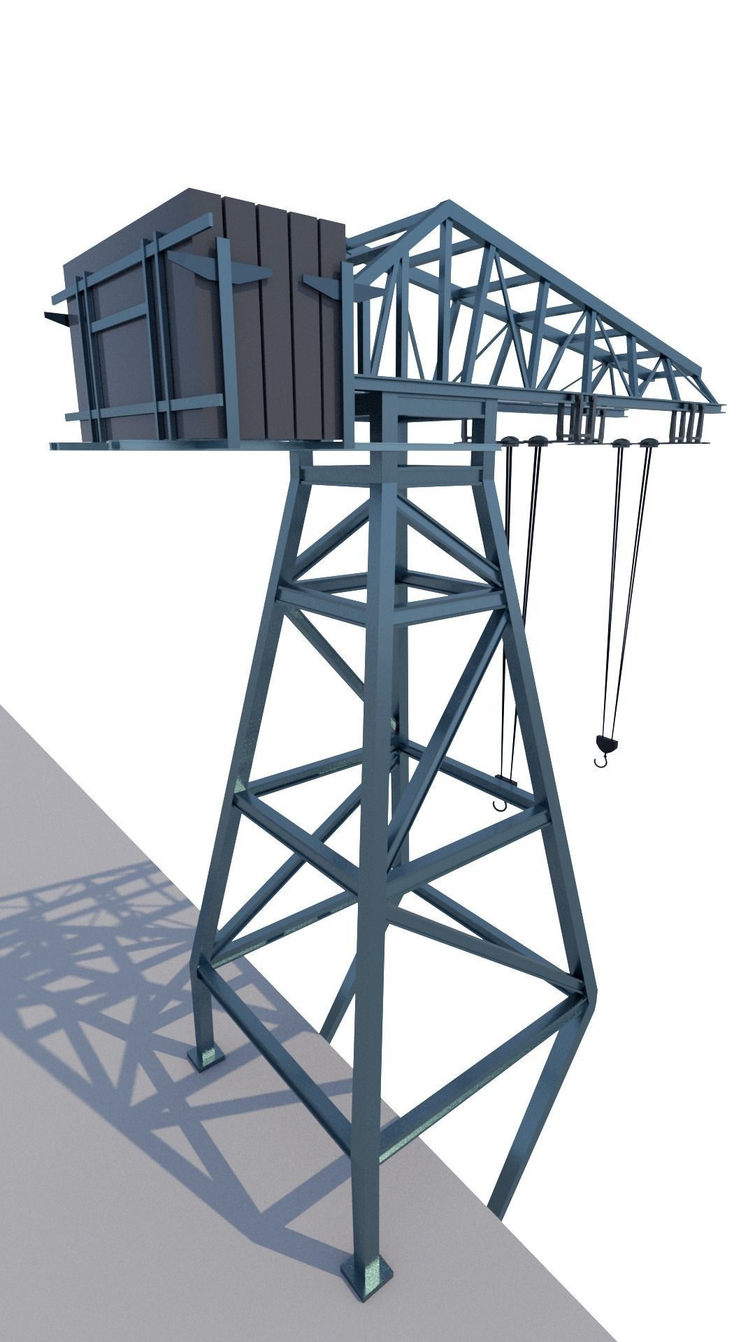 Shipping port 3D model_28