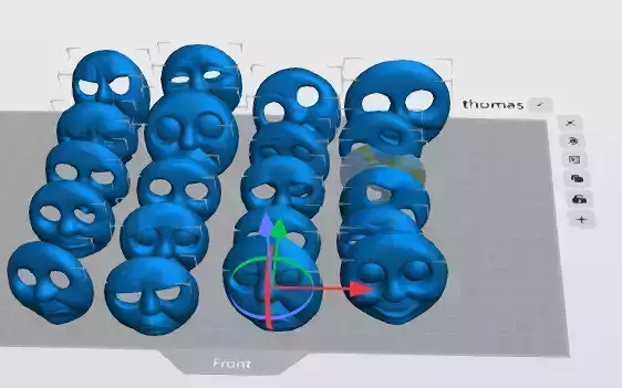 Thomas the Tank Engine Rare Face Pack  21 STL Files 3D Printable 3D print model