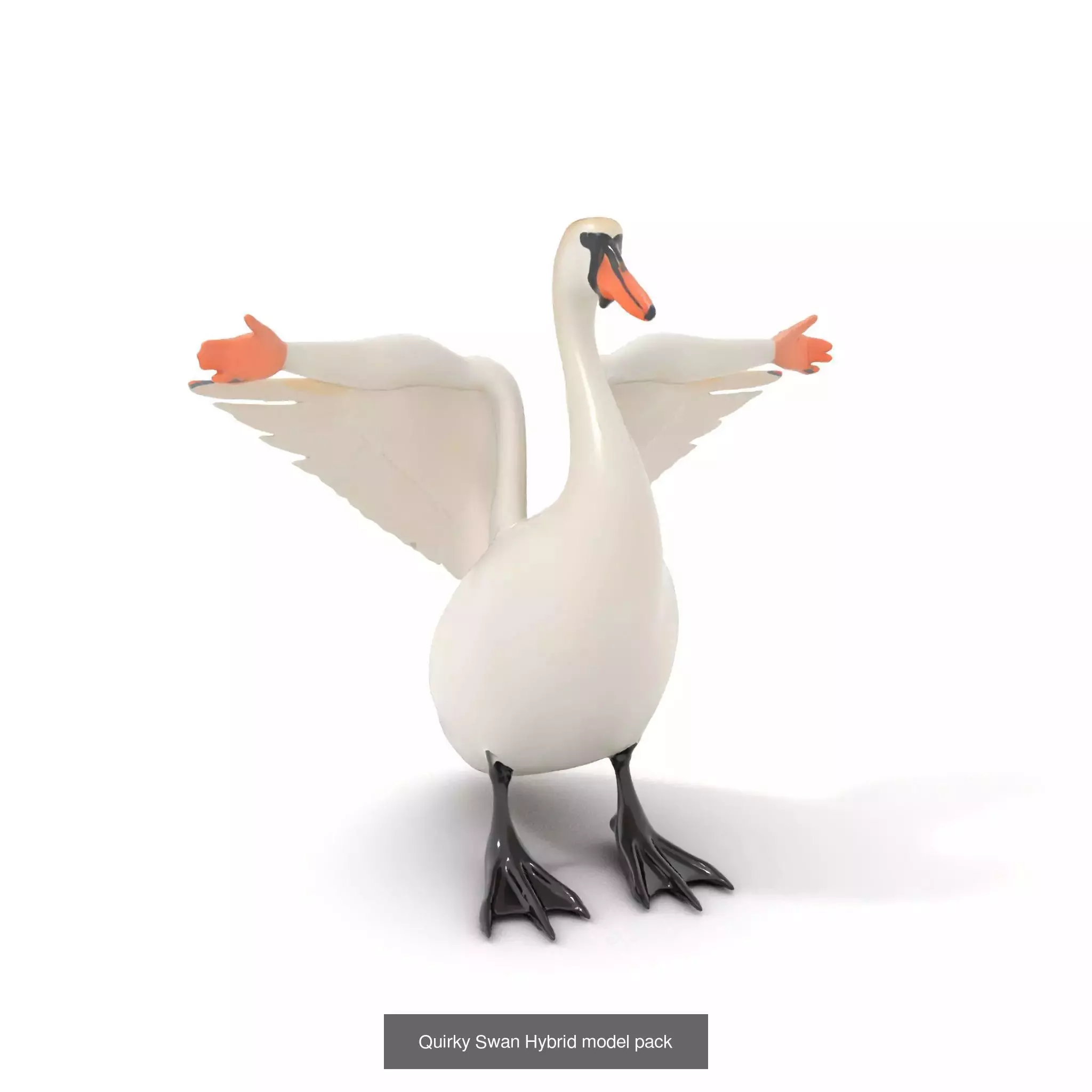 Whimsical Creatures and Objects Pack 3D Model Collection_13