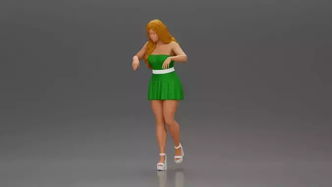 Elegant woman standing on a balcony gazing into the distance