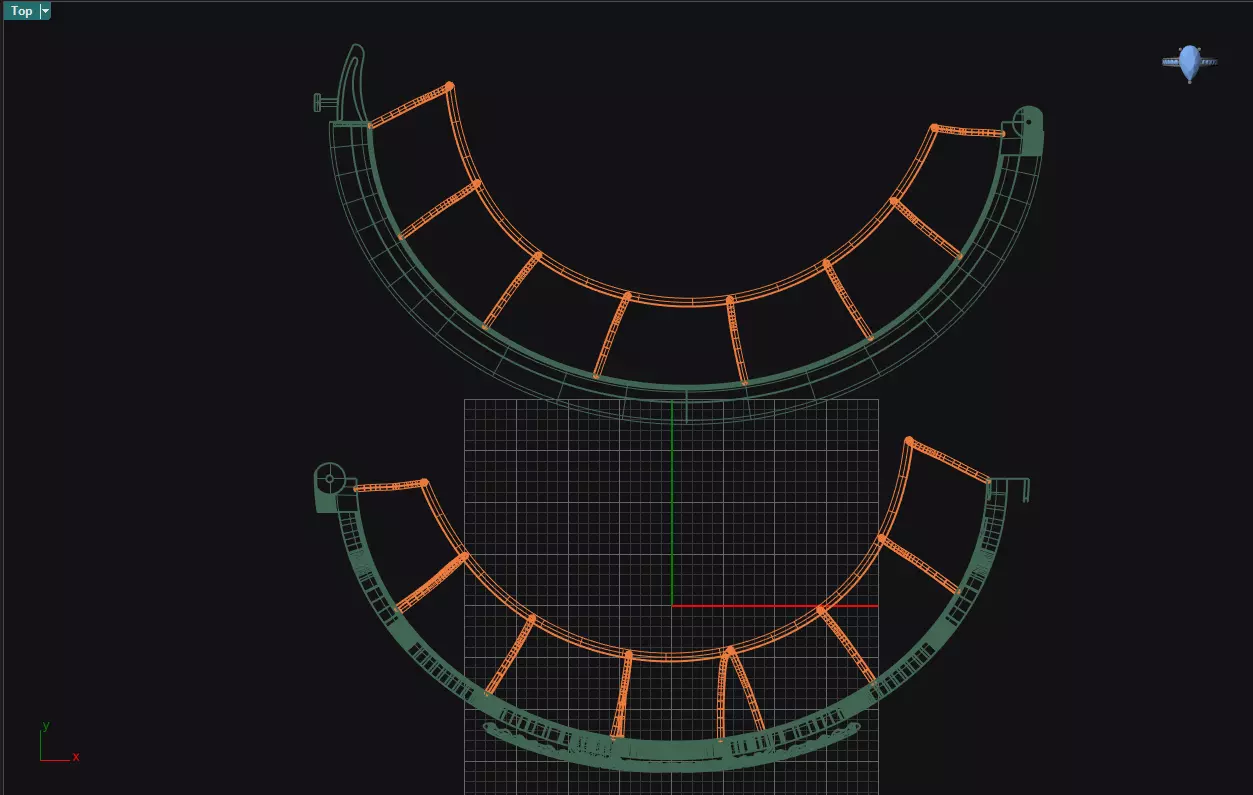 Luxury Gold Bangle Bracelet with Diamonds 3D print model 3D print model_10