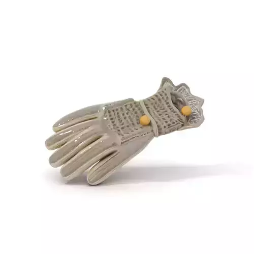 Elegant Lace Gloves model pack Low-poly 3D model