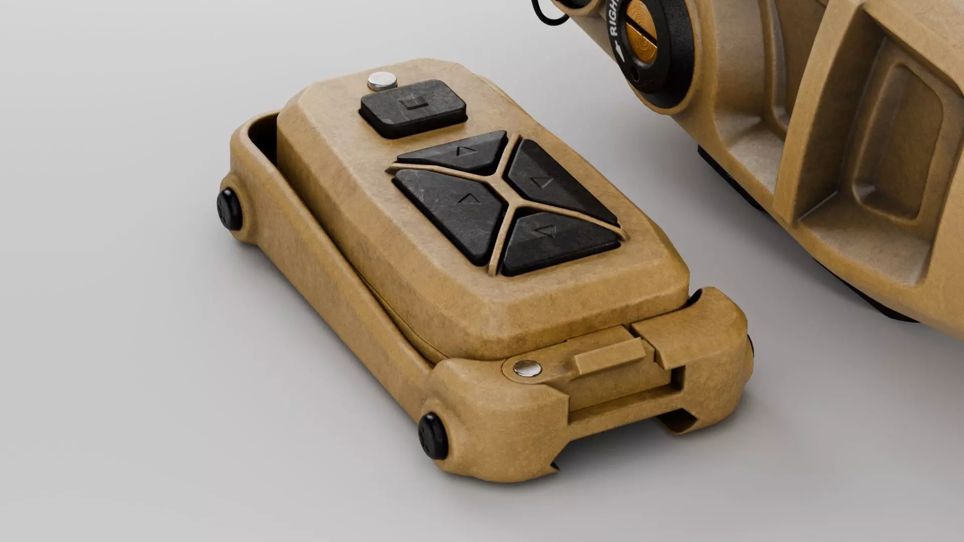 Rangefinder Vortex Impact 4000 Rail Low-poly 3D model_10