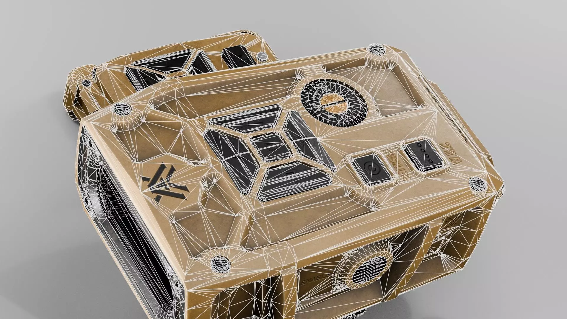 Rangefinder Vortex Impact 4000 Rail Low-poly 3D model_15