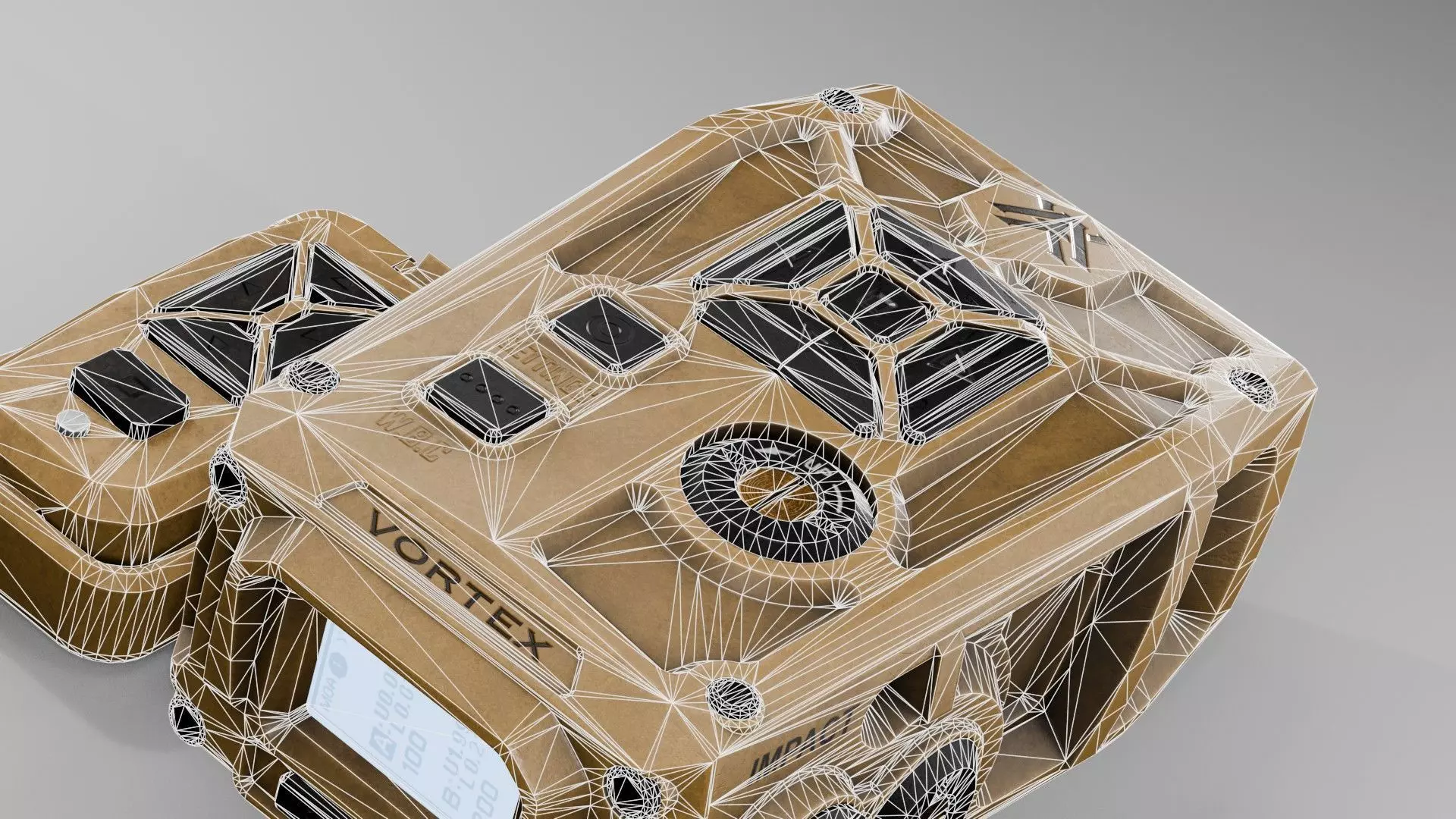 Rangefinder Vortex Impact 4000 Rail Low-poly 3D model_16