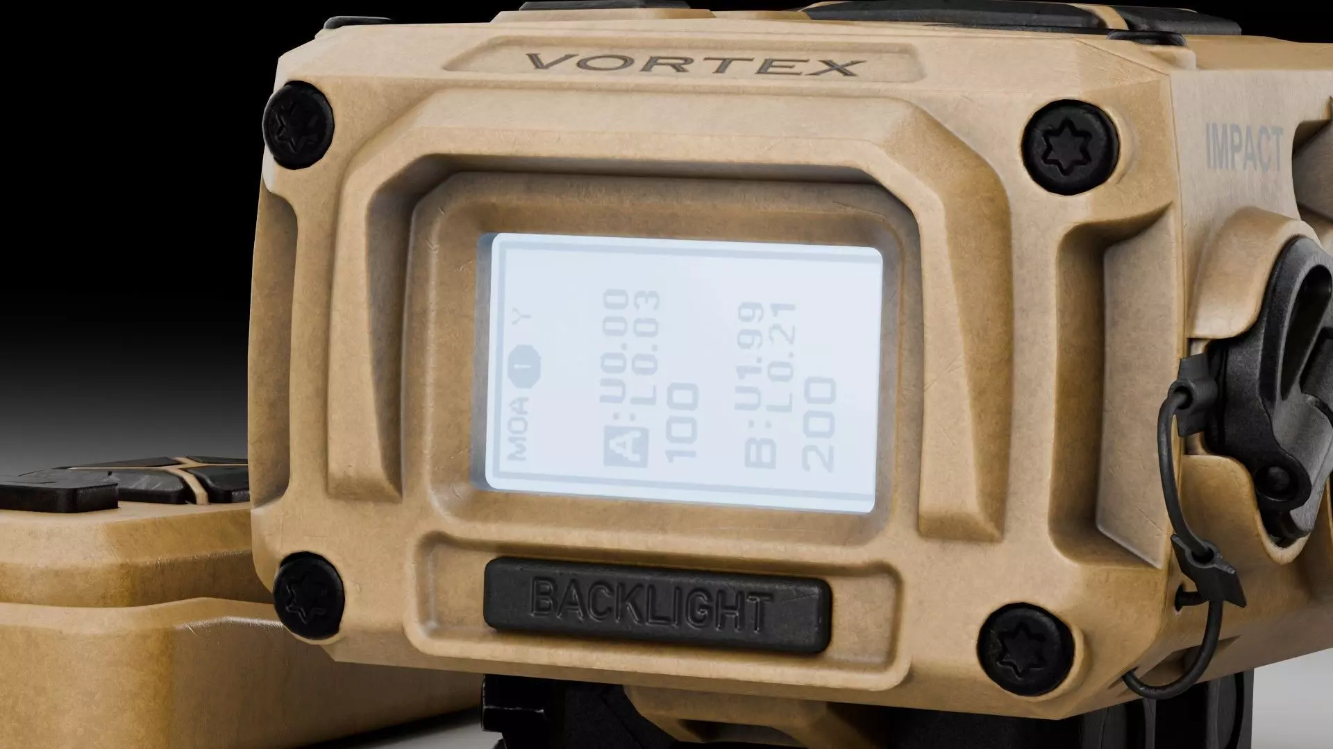 Rangefinder Vortex Impact 4000 Rail Low-poly 3D model_6