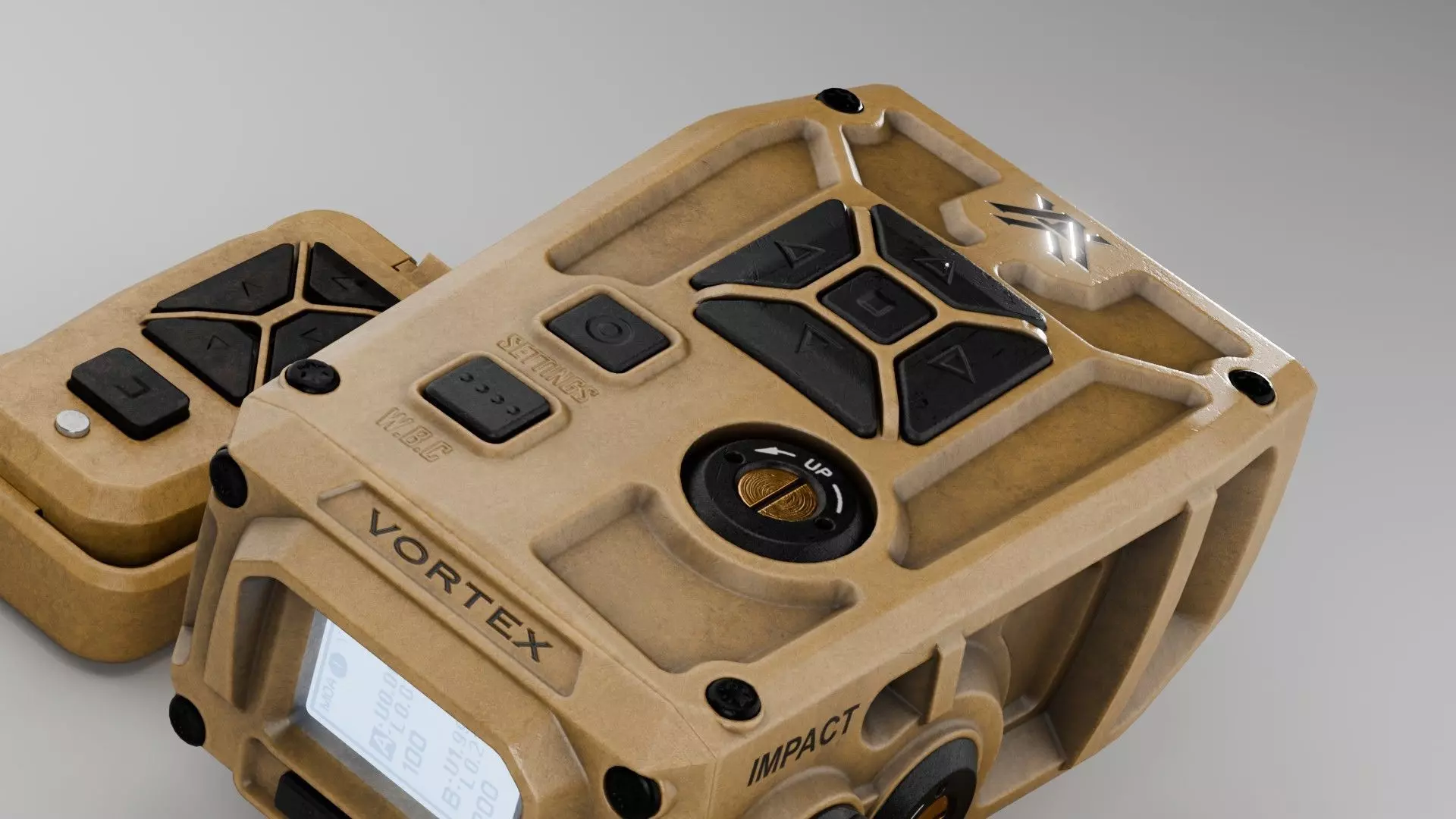 Rangefinder Vortex Impact 4000 Rail Low-poly 3D model_5