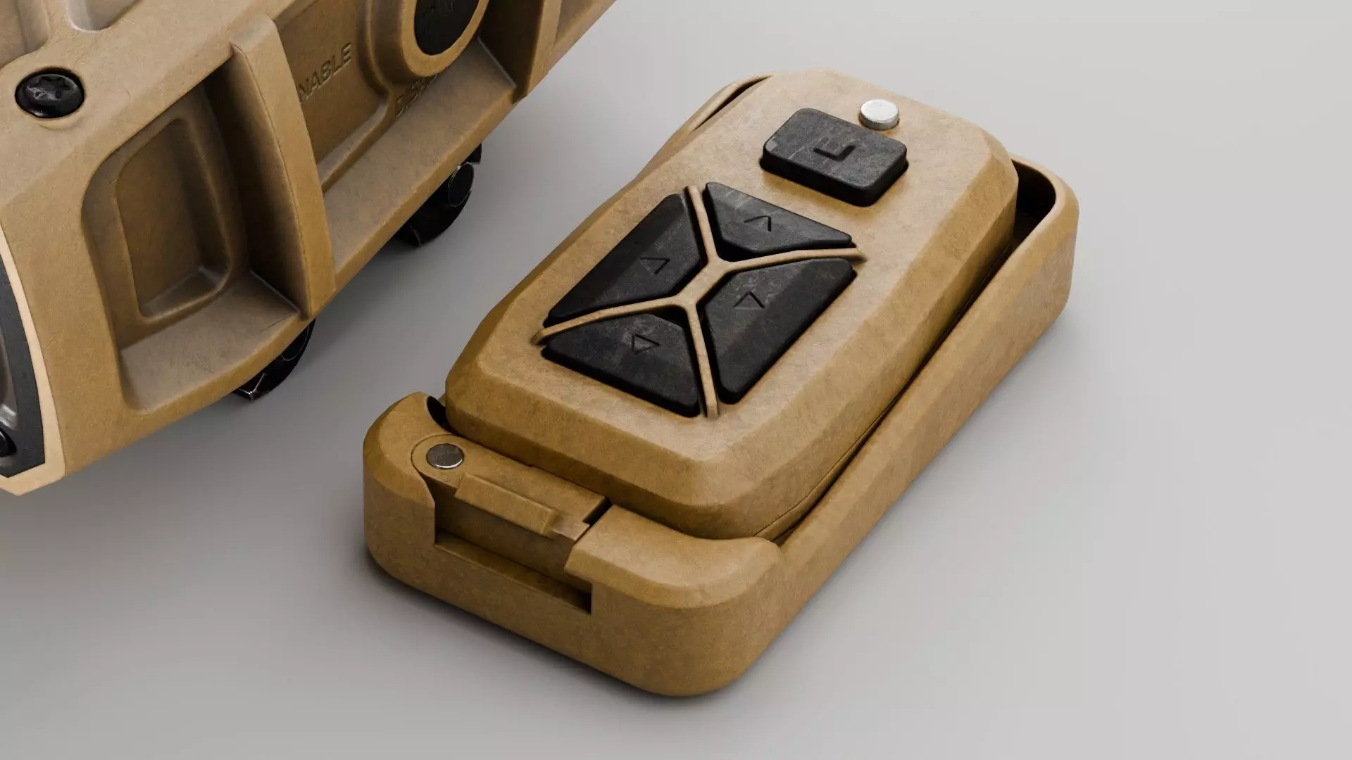 Rangefinder Vortex Impact 4000 Rail Low-poly 3D model_9