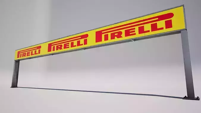 Racetrack Advertising Billboard