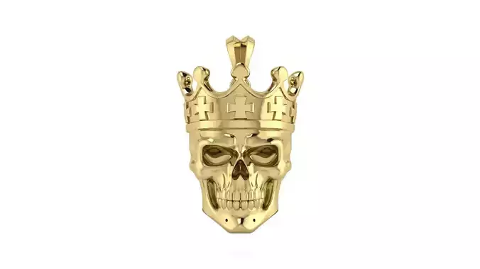 King Skull Pendant