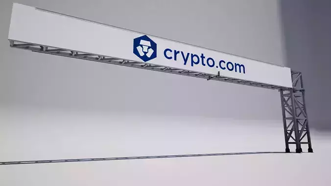 Racetrack Advertising Billboard 3D model