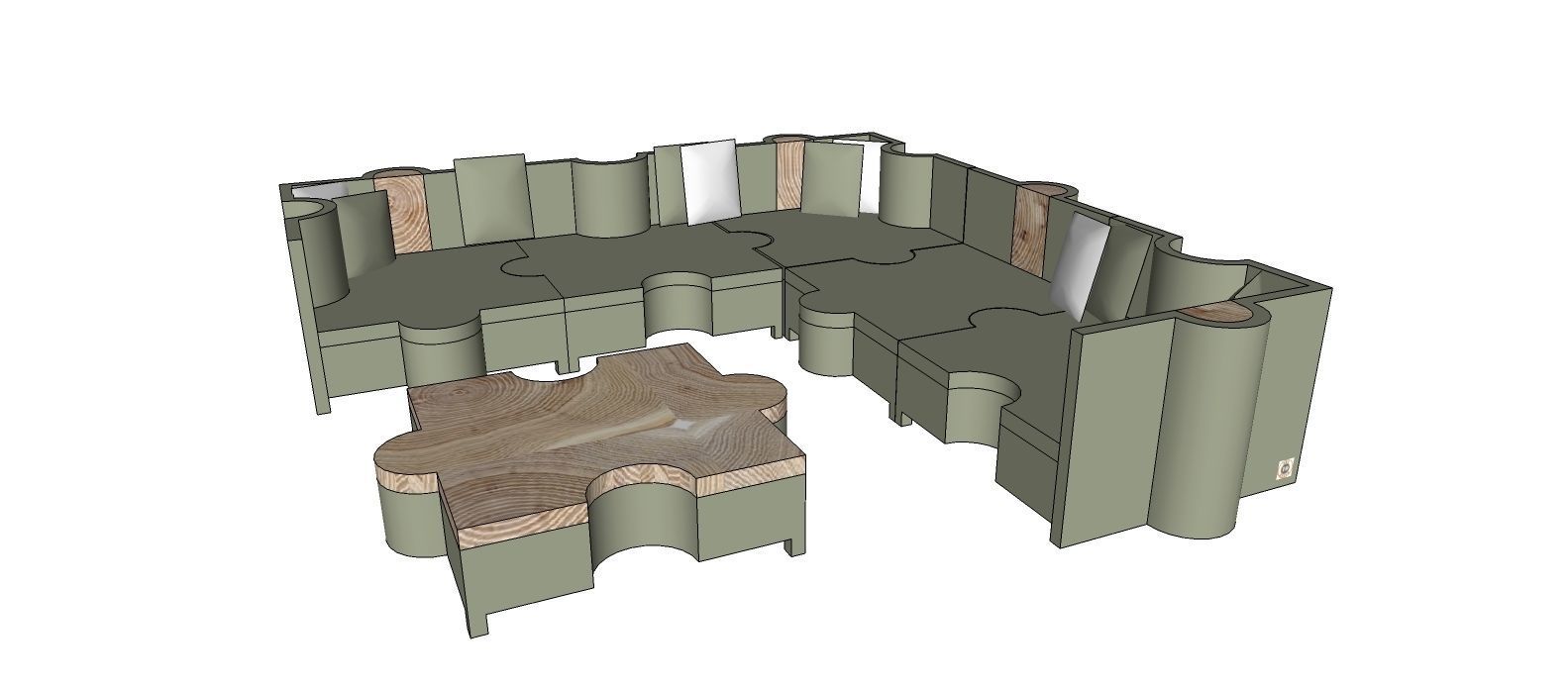 ENIGMA modular living room 3D model_1