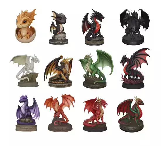 Ultra Pack - Epic Dragons - 36 figures