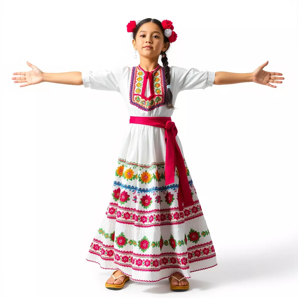 Colorful Festival Dress model pack Low-poly 3D model_2