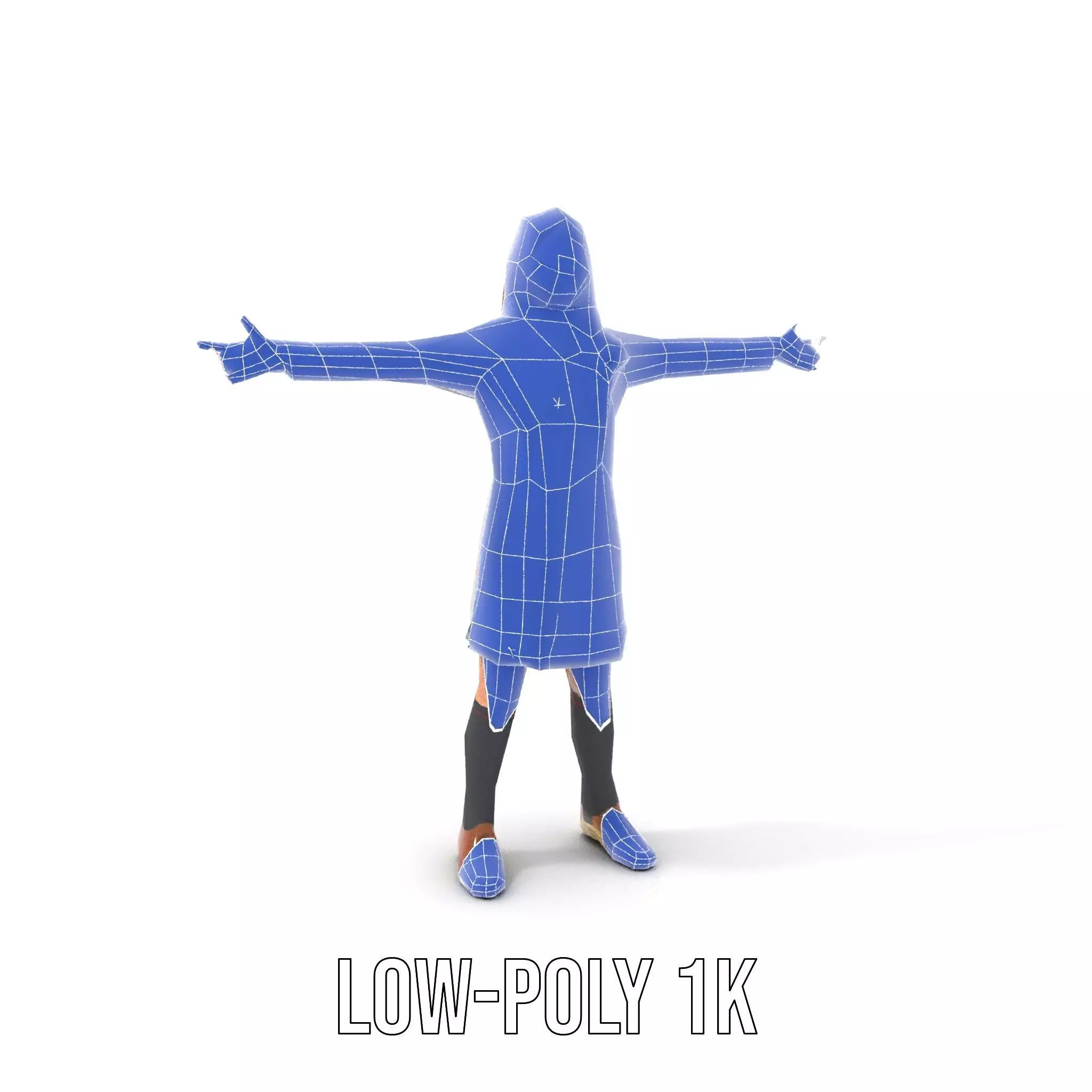 Classic Schoolgirl Uniform model pack Low-poly 3D model_25