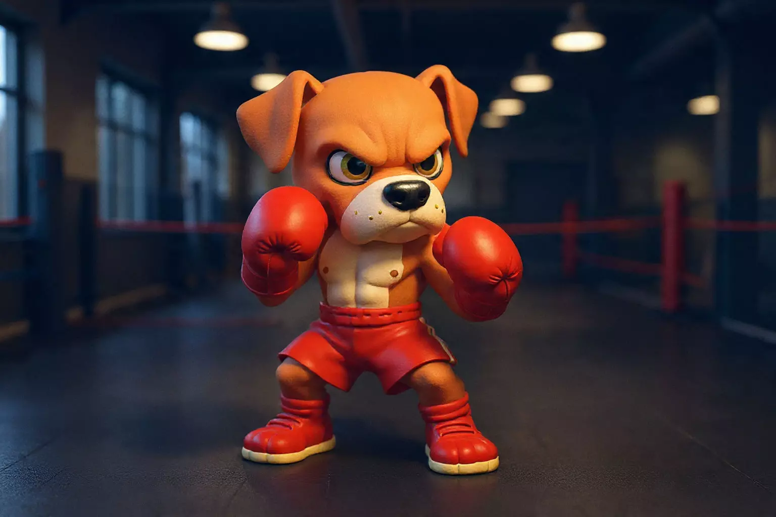 BOXY GOOD BOY - Pety Fighters - collectible serie - 3D print model