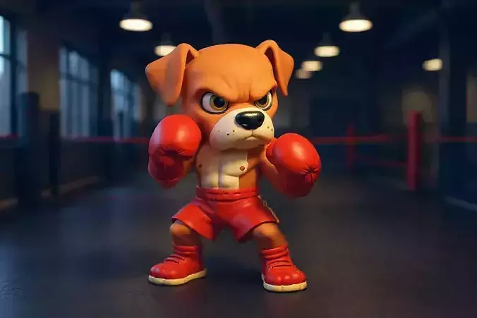 BOXY GOOD BOY - Pety Fighters - collectible serie - 3D print model